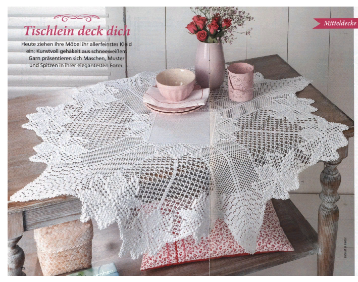 Скрин экрана салфетка из журнала FILETHAKELN №6 2019 источник https://clck.ru/Phfjx