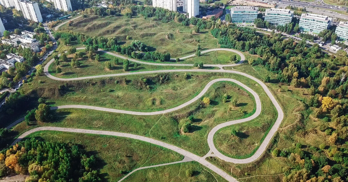 велодорога в Крылатском