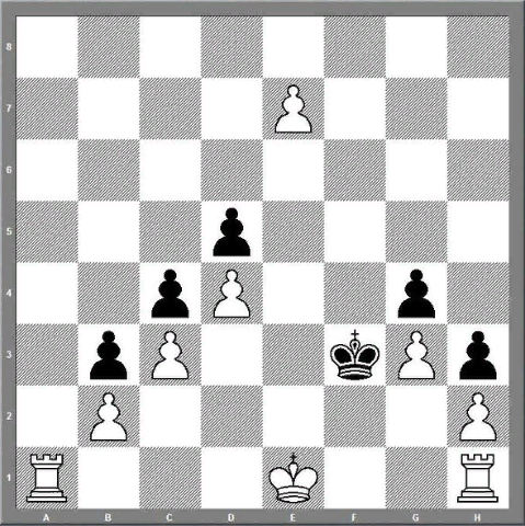 пешку превращаем в ладью и делаем вертикальную рокировку