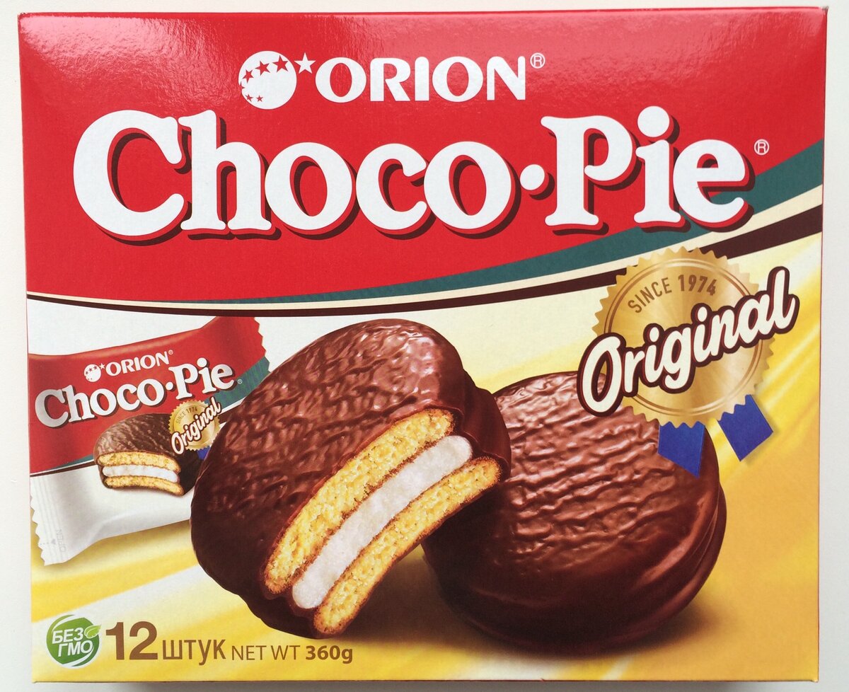 Сколько весит коробка печенья. Продукция Орион чокопай. Чокопай Орион 2000. Orion Choco pie производитель. Орион Чоко Пай 6 шт.