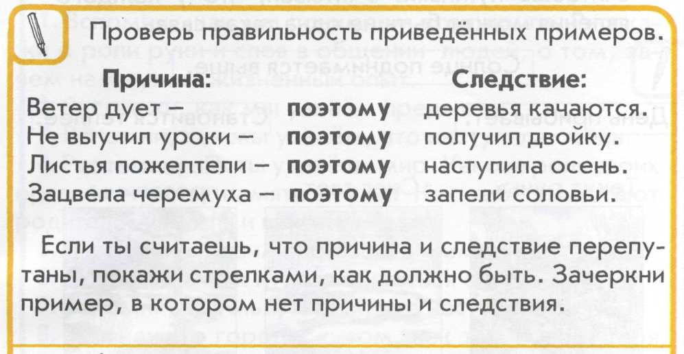 Следствия пояснения условия