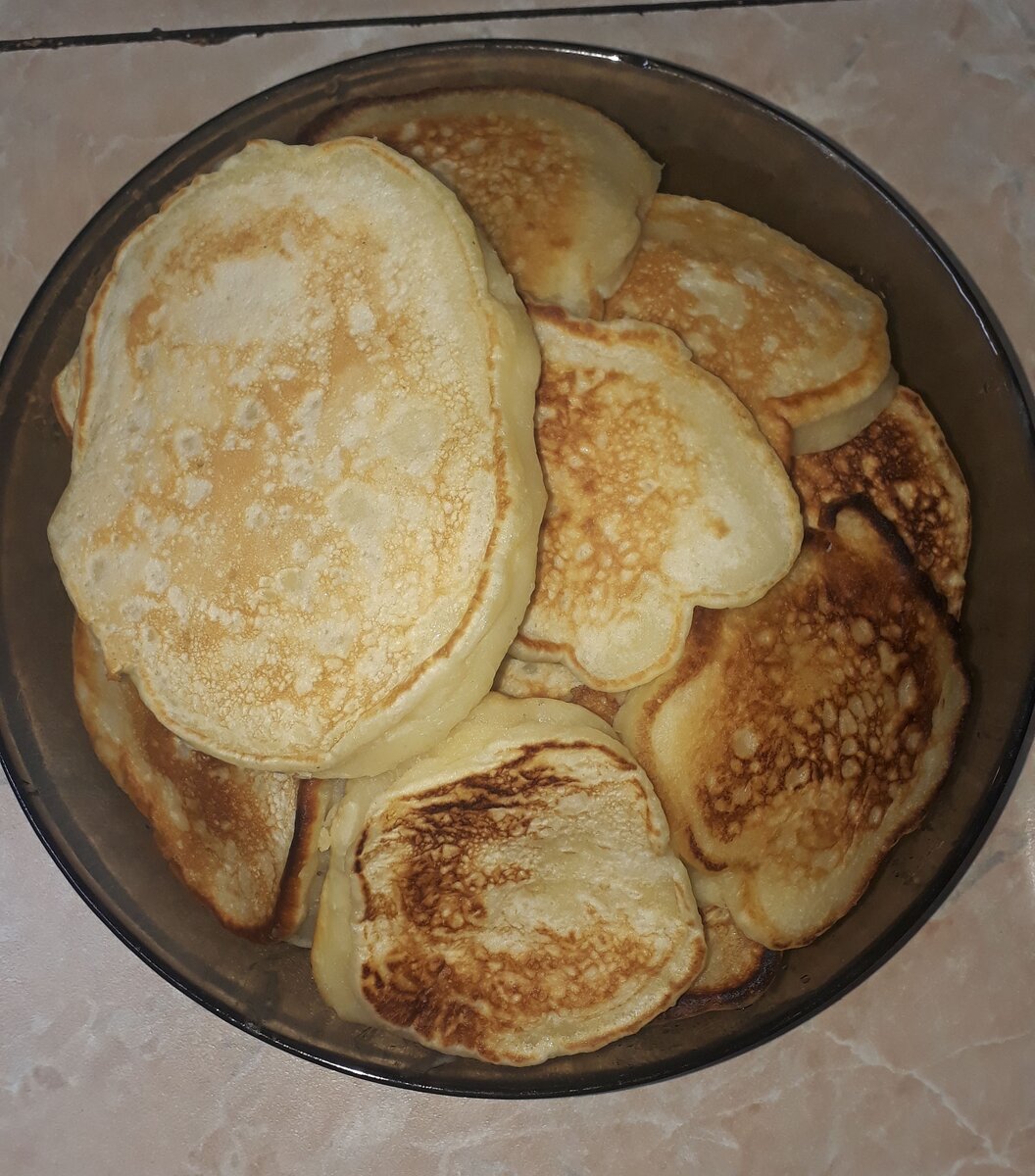 Вкусные сытные оладушки.