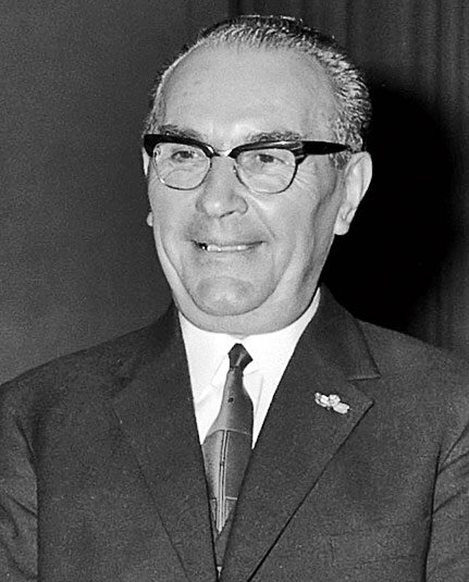 Hubertus [«Hub»] Jozefus van Doorne (1900–1979), снимок 1965 г