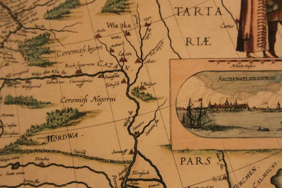 Старая карта. Булгар. Взято из материалов по НХ