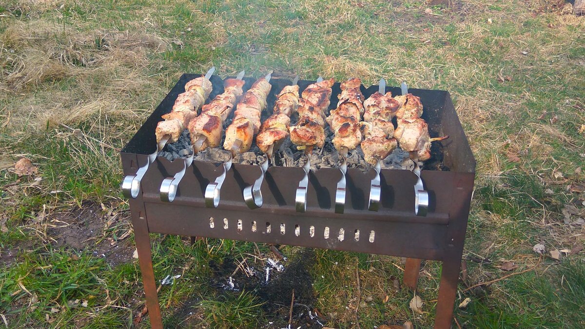 Юбилейные шашлыки ))