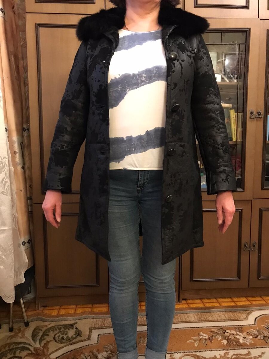 Увеличение размера дубленки. Ателье Ирины Берзиной.