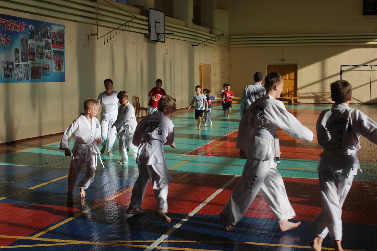 Идет тренировка.