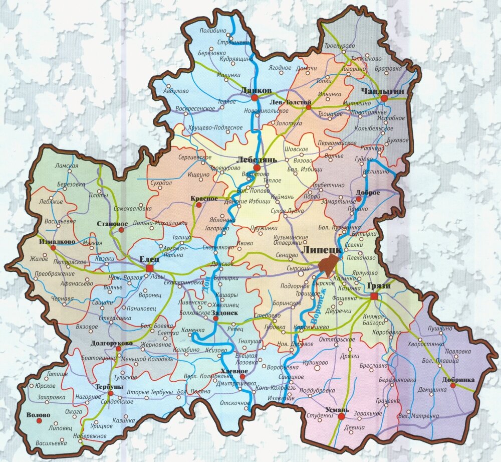 Регион 48 карта