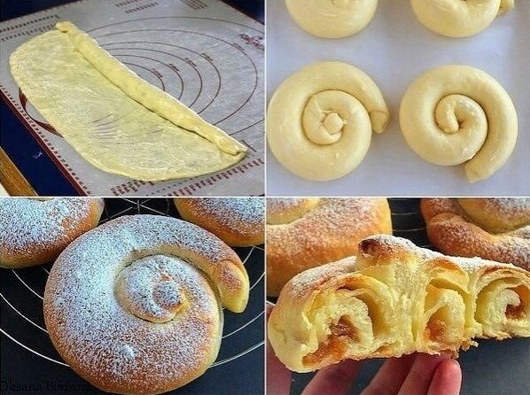 Испанские булочки "Ensaimadas"