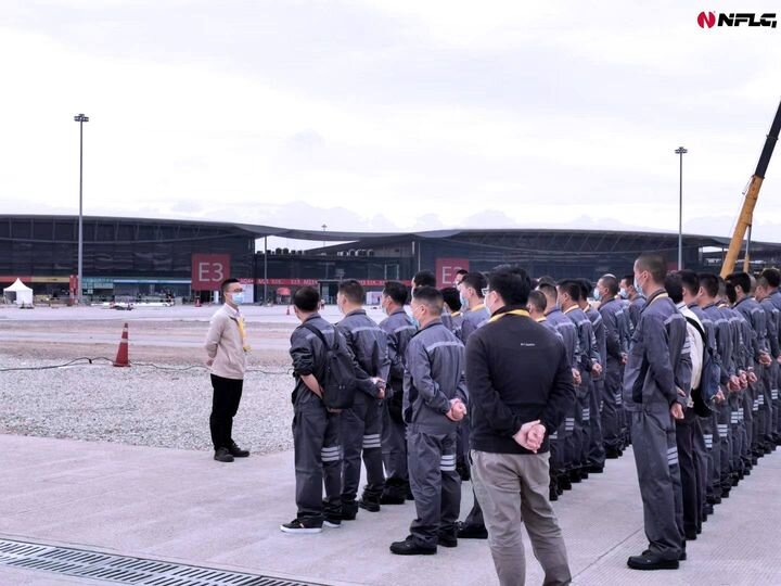 Подготовка стенда NFLG на Bauma China 2020