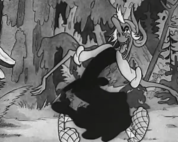 Кадр из мультфильма "Ивашко и Баба Яга" 