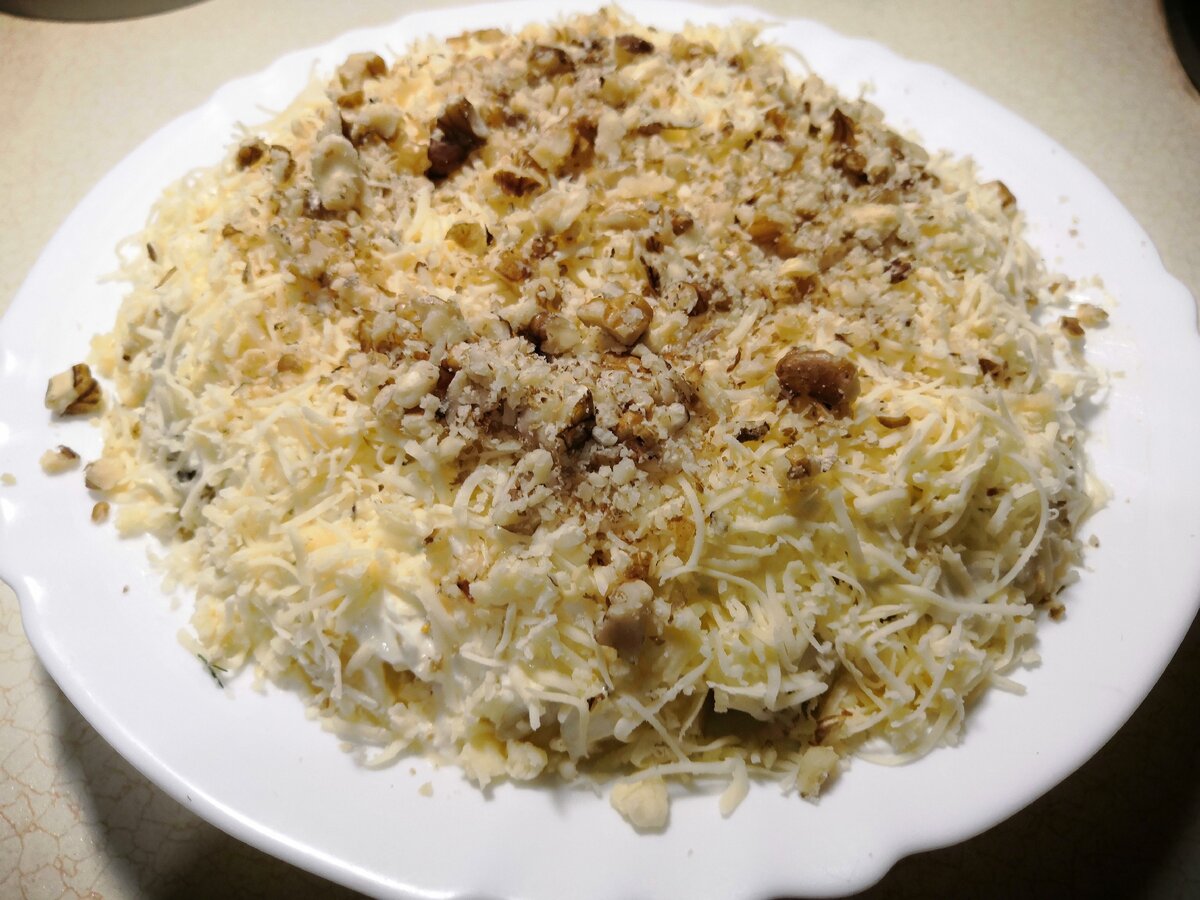 Слоёный салат 