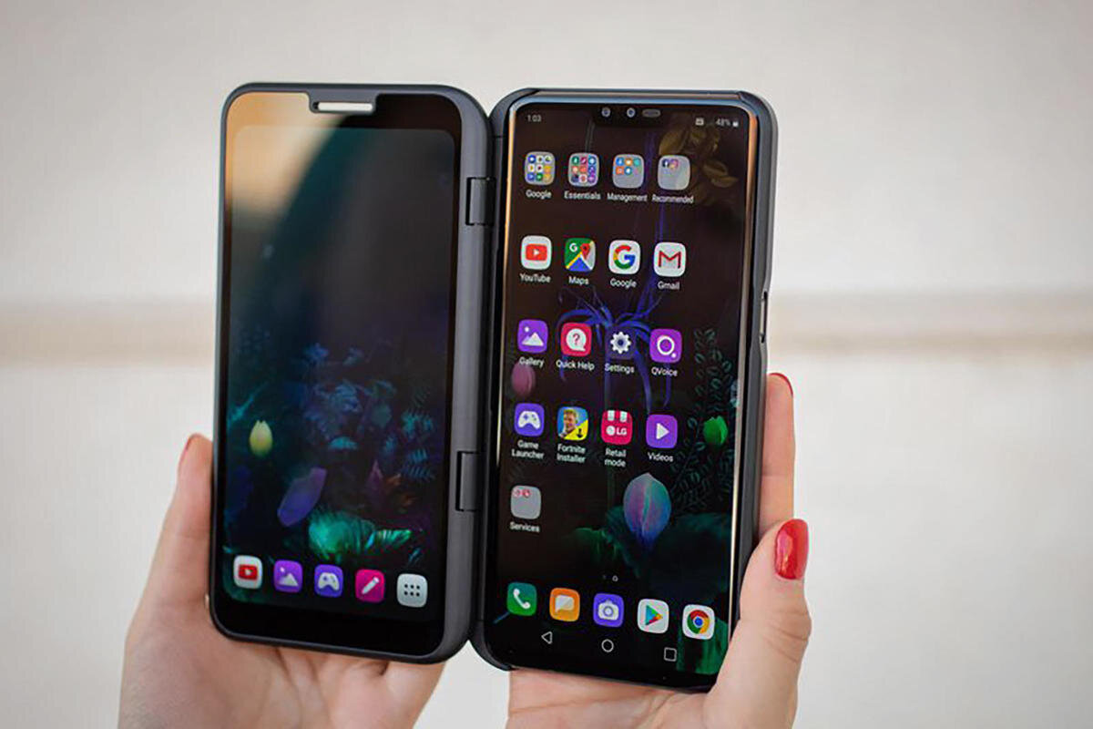 Смартфоны с 5g для любителей гаджетов модель LG V50 ThinQ 5G