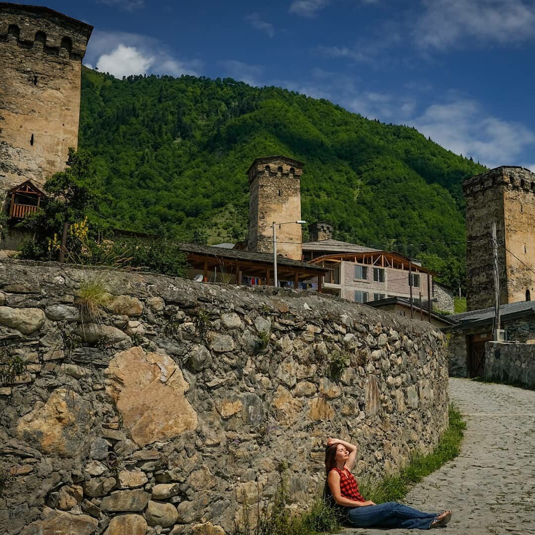 На улочках Сванетии