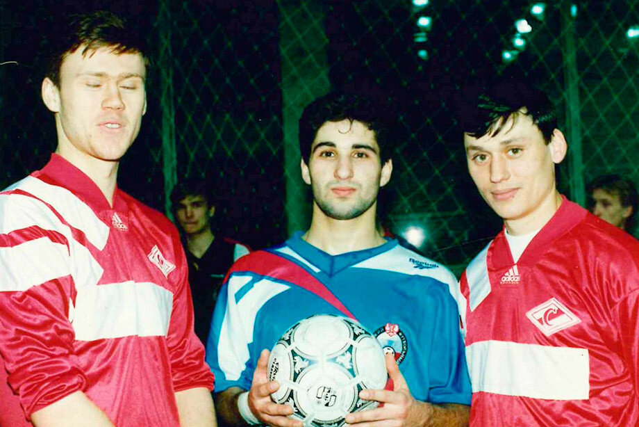 Игорь Ледяхов, Рамиз Мамедов, Илья Цымбаларь. 1993 г.