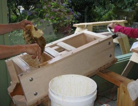 современный деревянный пресс для отжима меда из сот