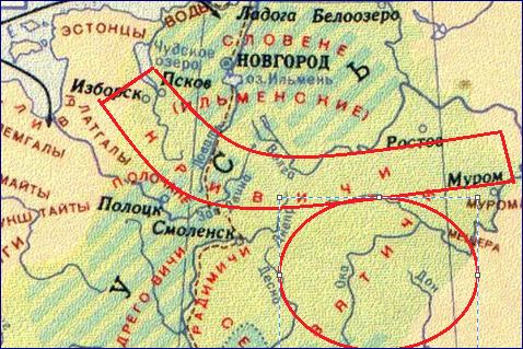 Кривичи это город. Словене Кривичи и Вятичи. Вятичи на карте древней Руси. Кривичи карта расселения. Племя вятичей на карте.