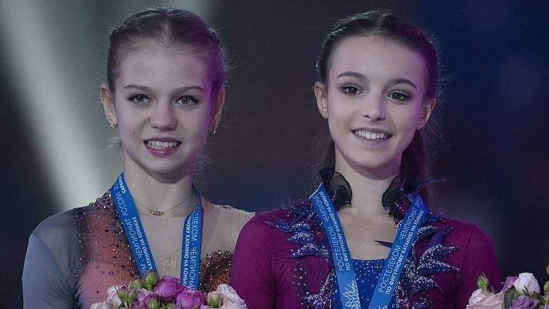 Александра Трусова и Анна Щербакова