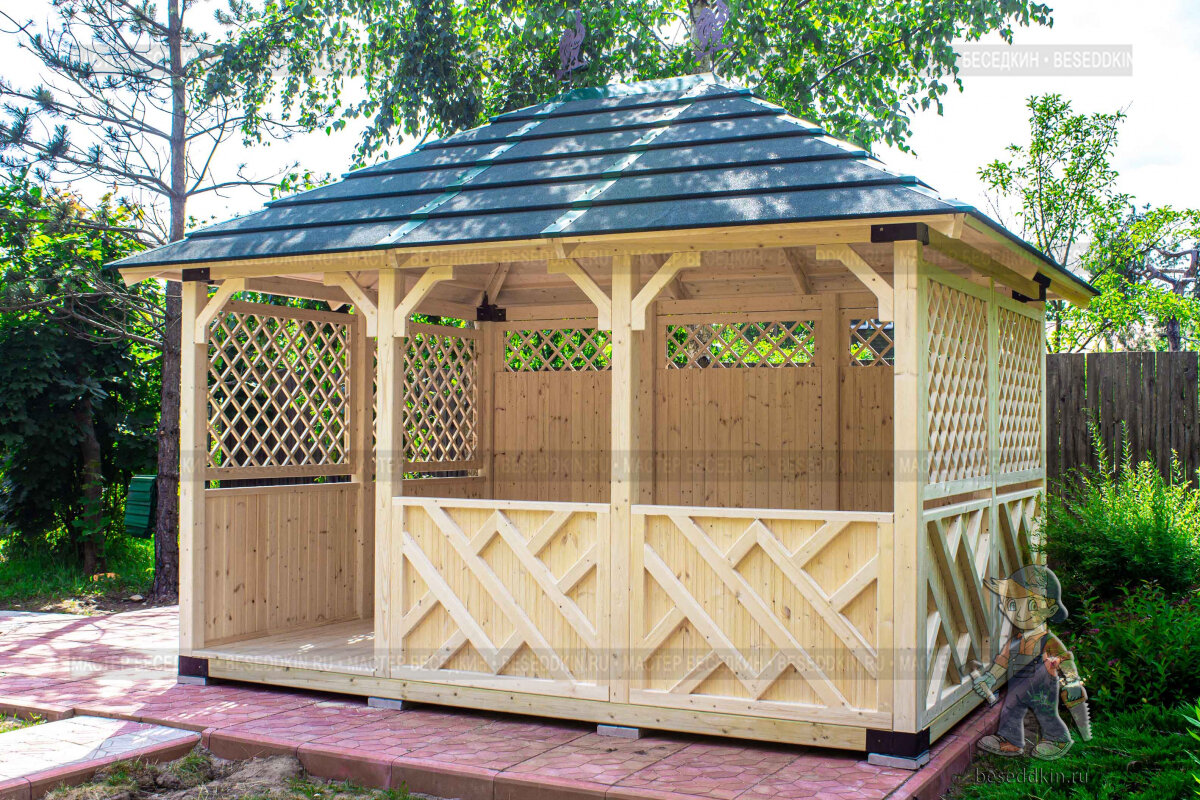 сначала хотелось такую беседку... фото Яндекс