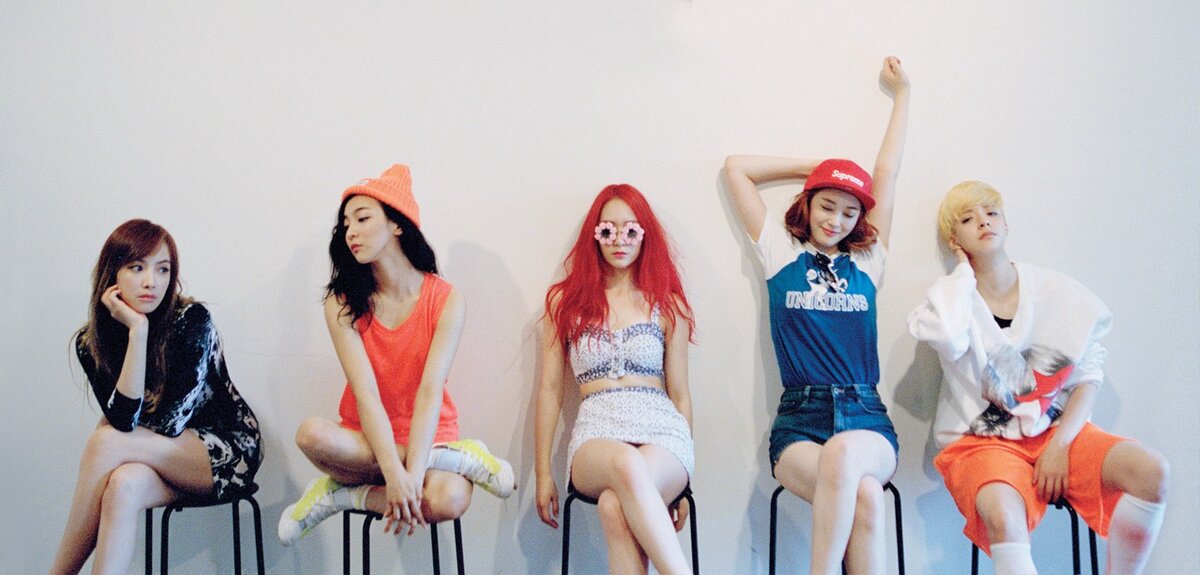 Первоначальный состав группы F(x). Фото взято из сети Интернет.