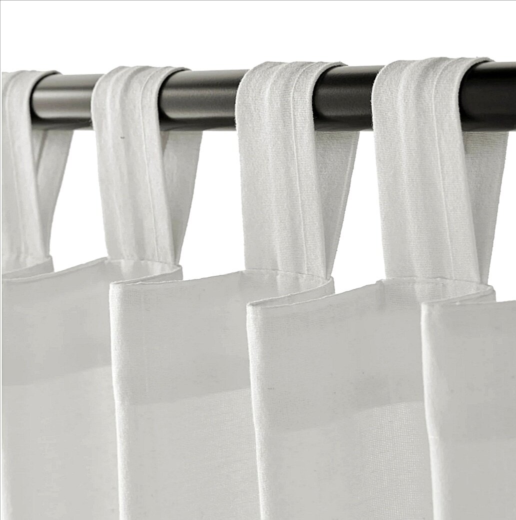 Так должны одеваться шторы  ЛЕНДА на карниз