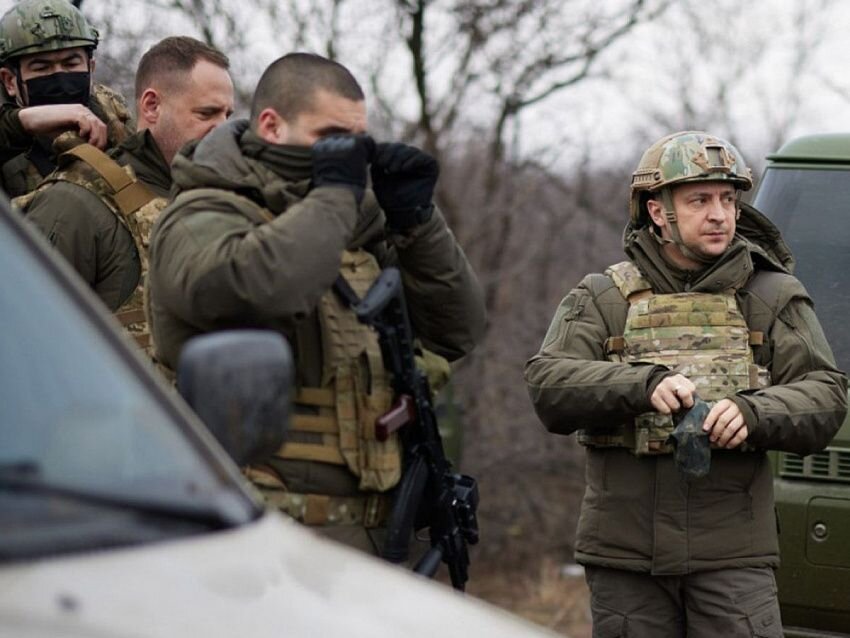Президент Украины Владимир Зеленский. Фото: twimg.com