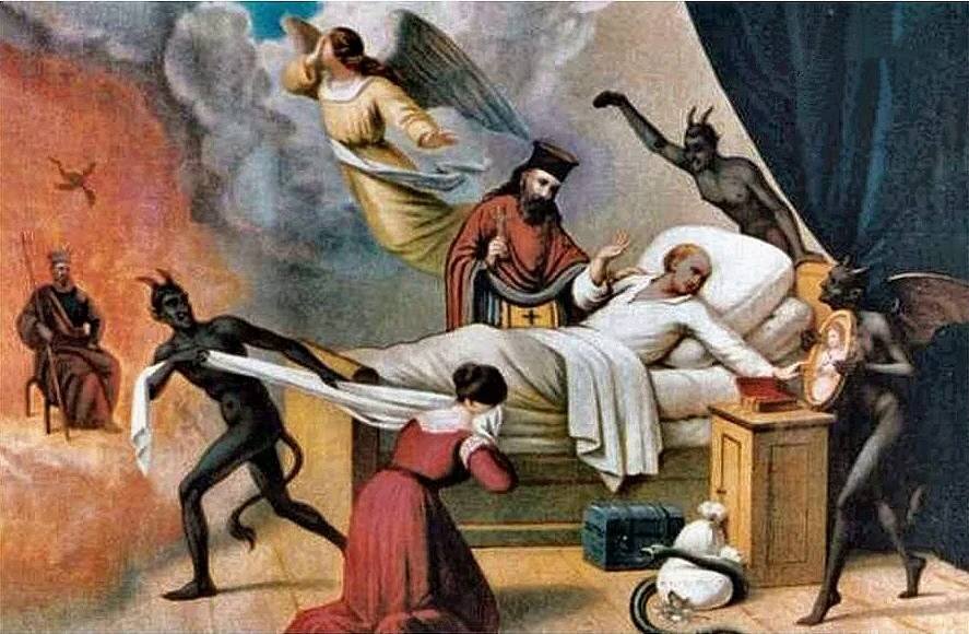 Душа покидает тело. 