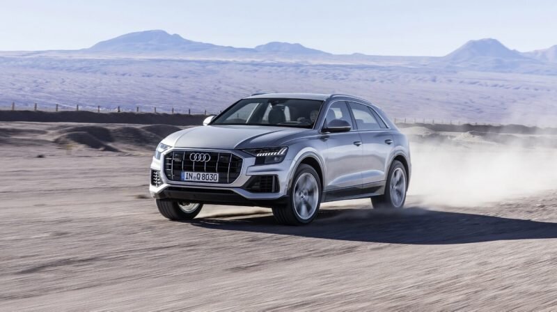 Audi Q8 является купеобразным SUV, который представляет полноразмерный класс. Модель дебютировала 5 июня 2018 года в Китае, в городе Шэньчжень.-2