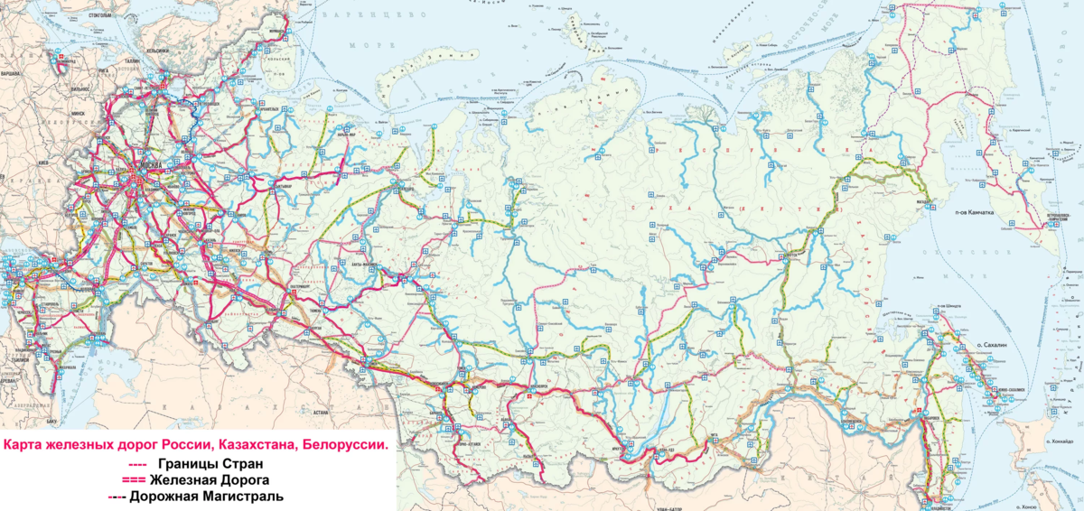 Карта хороших дорог россии