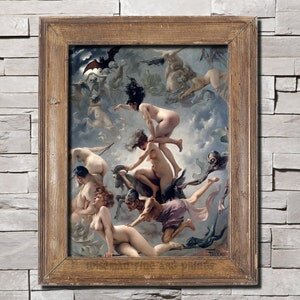 Луис Рикардо Фалеро "Шабаш ведьм" 1878г. Из открытых источников в интернете