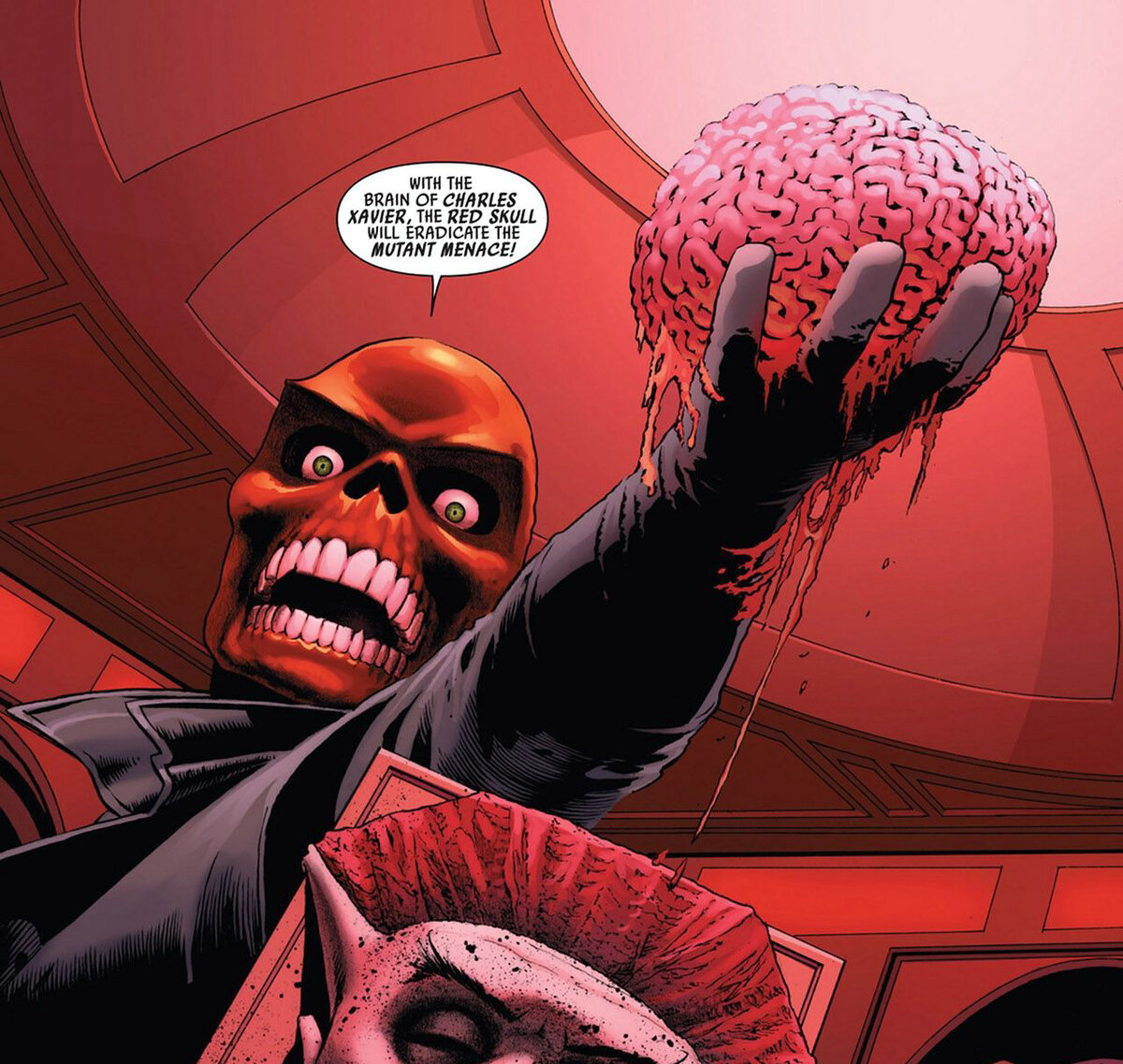 Неуязвимый 2 red head sound. Красный череп Марвел 1994. Красный череп Марвел комикс. Красный череп человек паук.