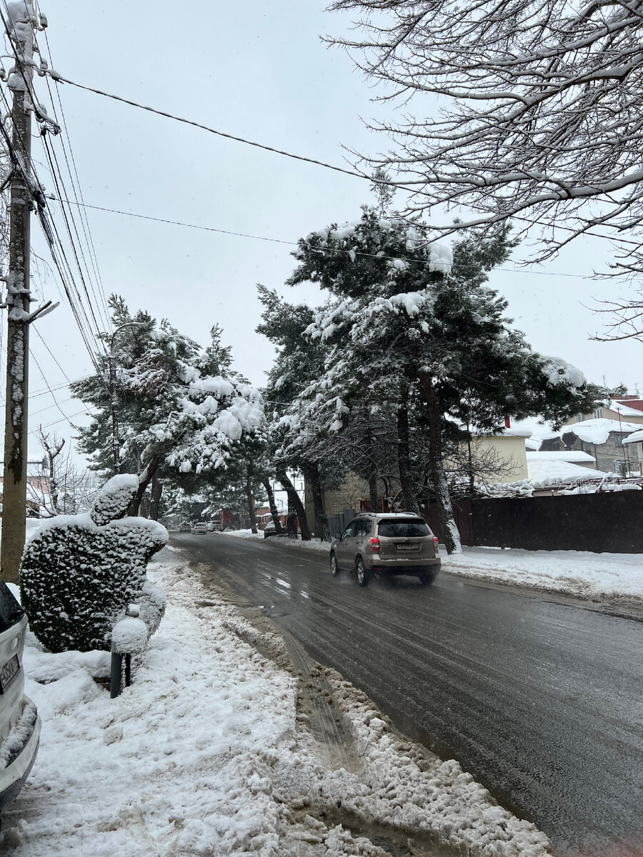 Заснеженная Анапа