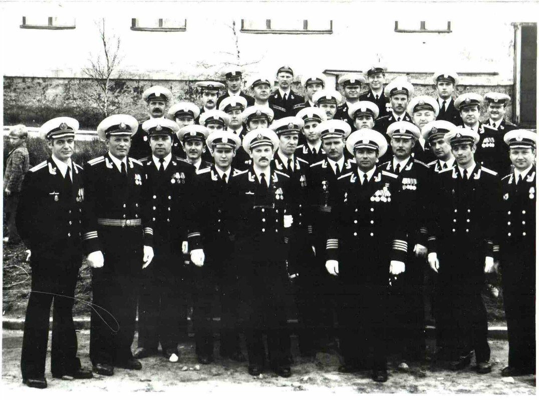 Экипаж рпкСН К-418-2. Лето 1982 года.