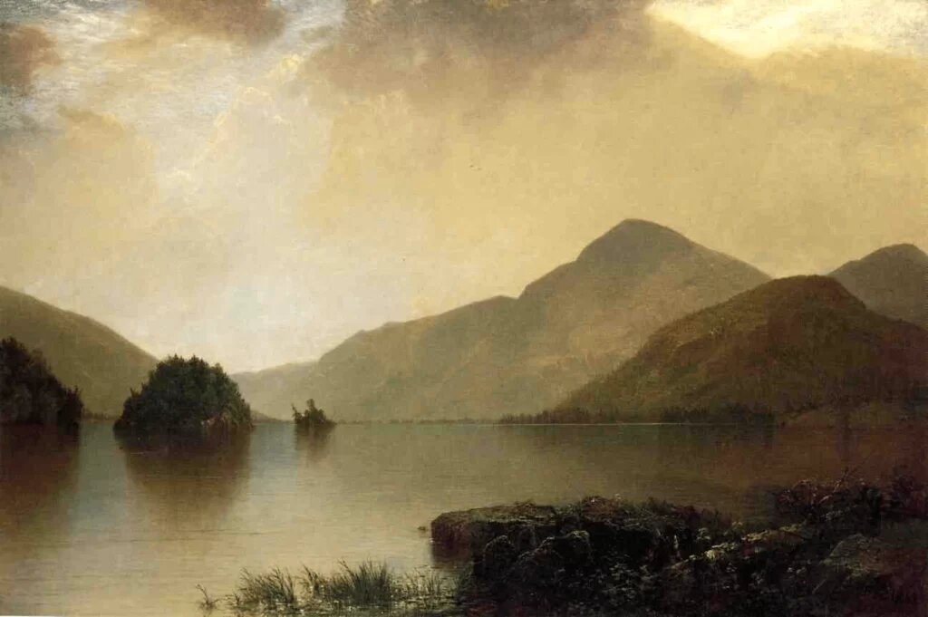 Джон Фредерик Кенсетт, "Озеро Джордж", 1869 год, Музей Метрополитен, Нью-Йорк, США.