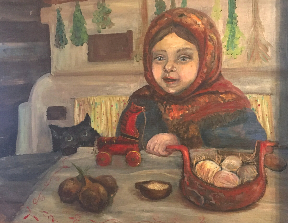 Картина из Города Мастеров в Городце Нижегородской области