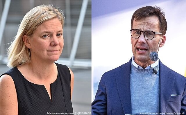    Магдалена Андерссон и Ульф Кристерссон (сс)