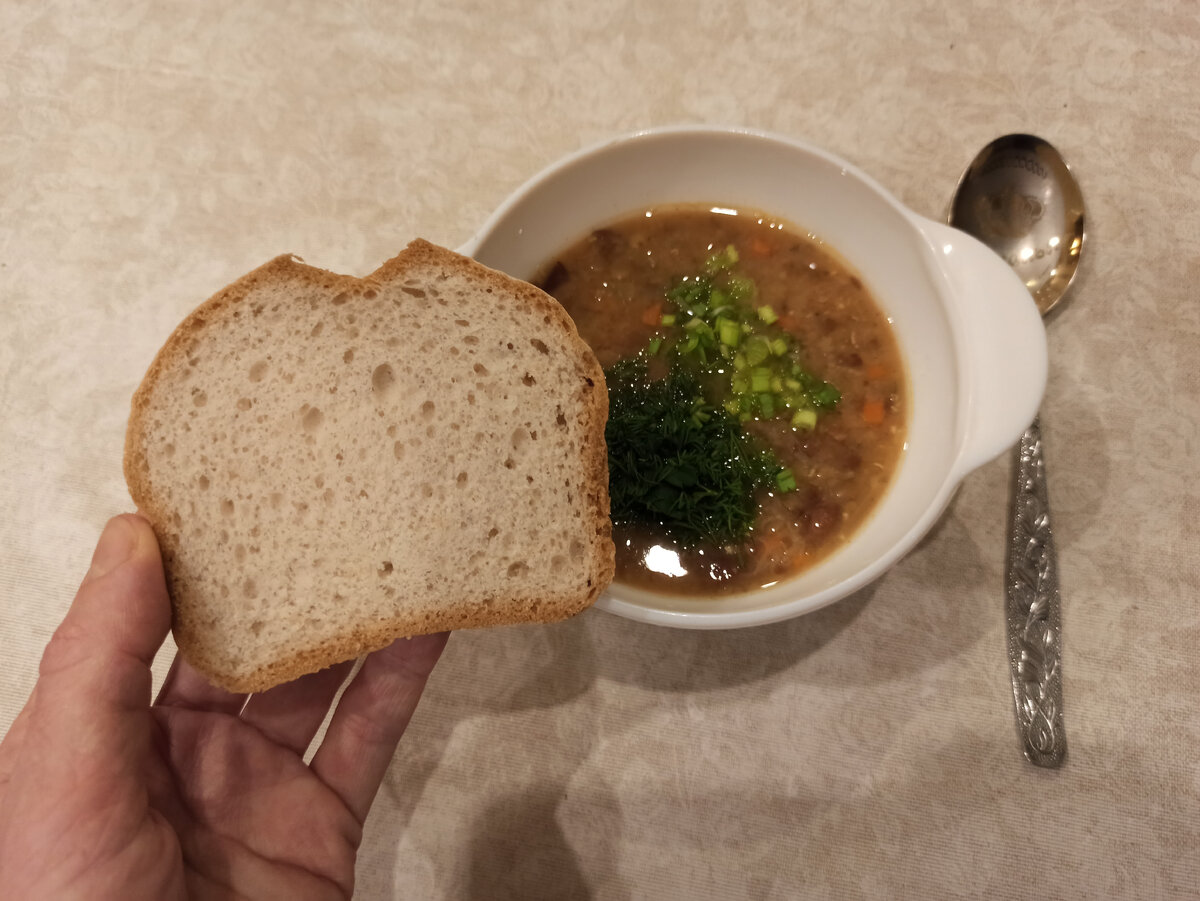 Суп с фасолью и чечевицей