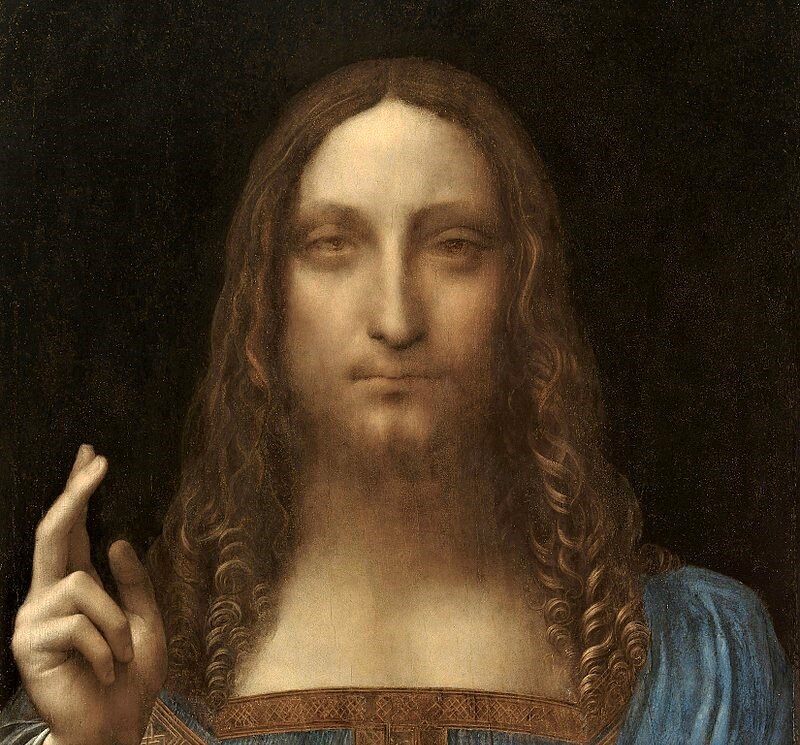 Леонардо да Винчи "Спаситель мира".