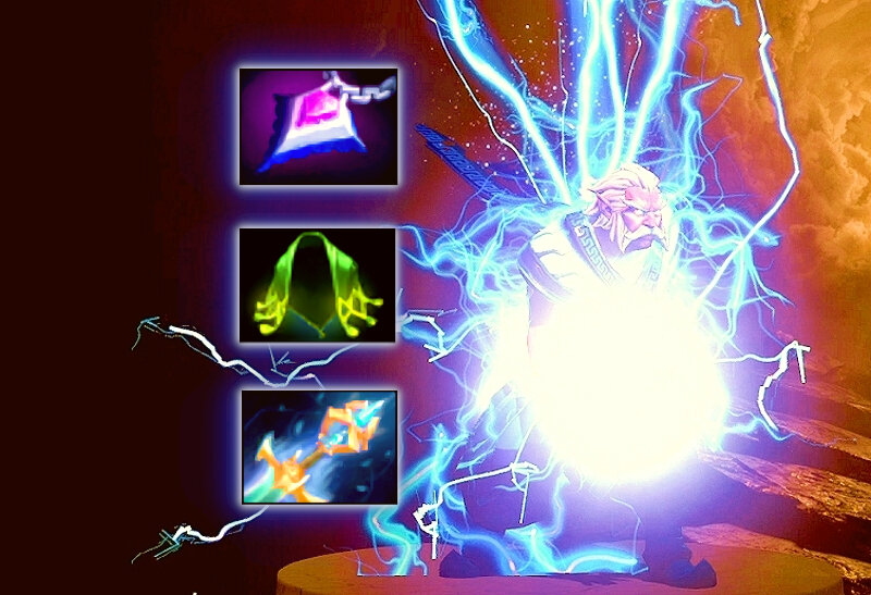 Zeus применяет самое мощное заклинание.