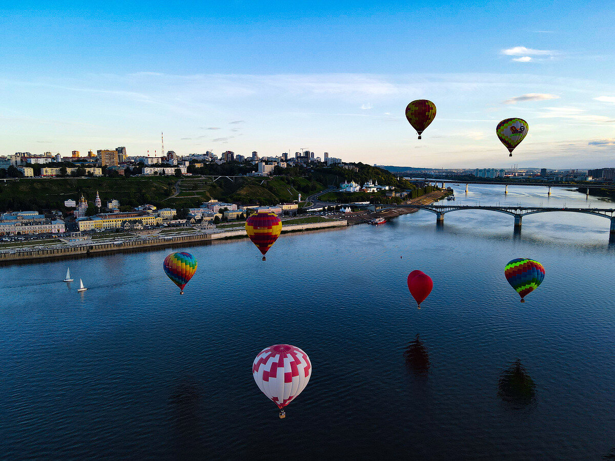 Воздушные шары в Нижнем Новгороде фестиваль 2022