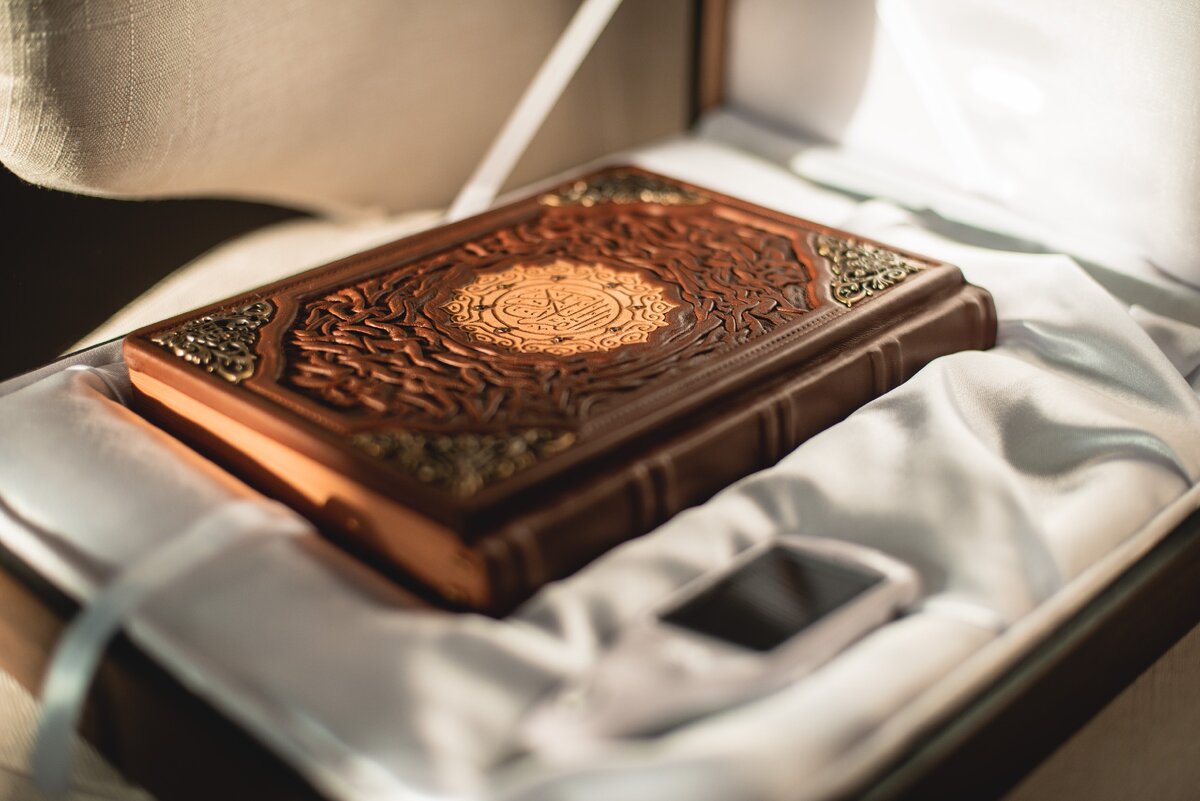 Модель ручки с жк-экраном, Коран в кожаном переплете ручной работы