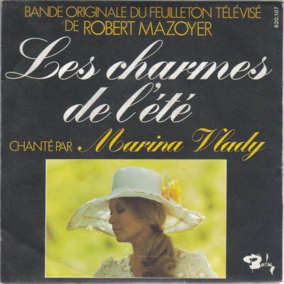 Конверт пластинки "Les Charmes de l'été" ("Прелести лета") с песнями из одноименного пятисерийного телевизионного фильма.