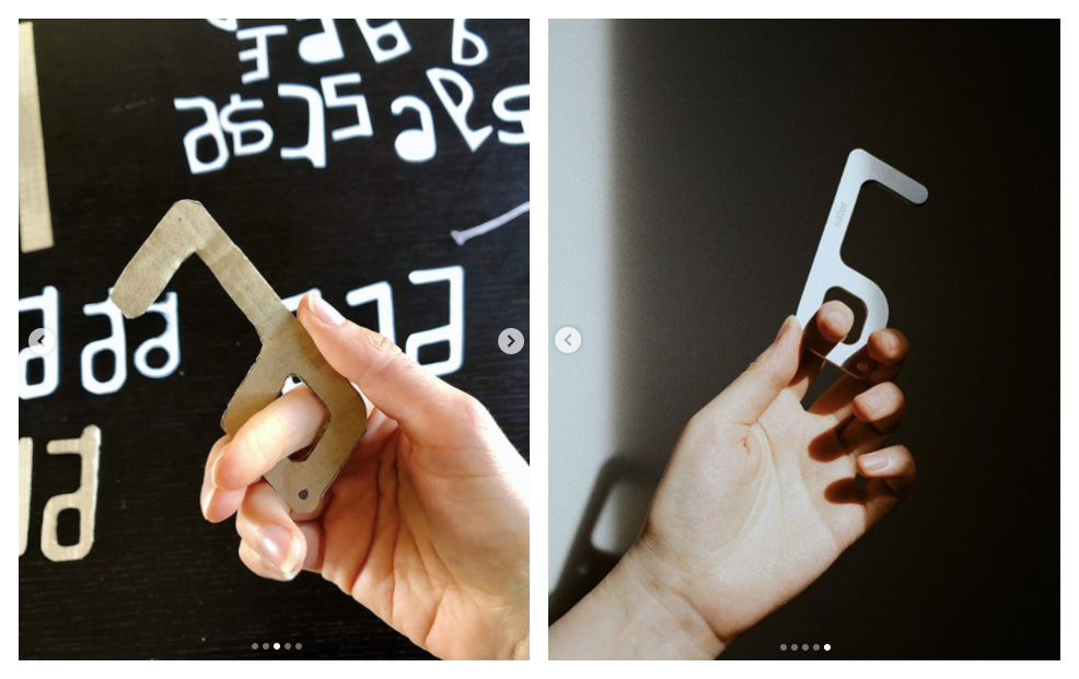 Хук от safer: первые прототипы были сделаны из обычного картона.