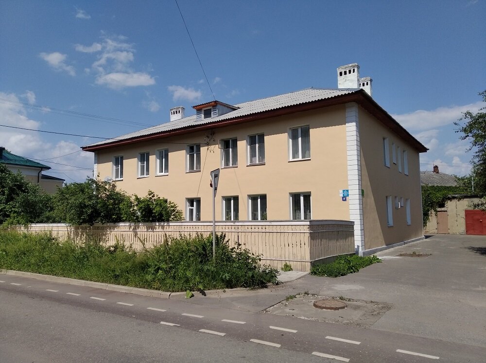 Улица Полянская в Коломне, где в доме №14 Борис Пильняк жил в детстве и юности со своими родителями. 