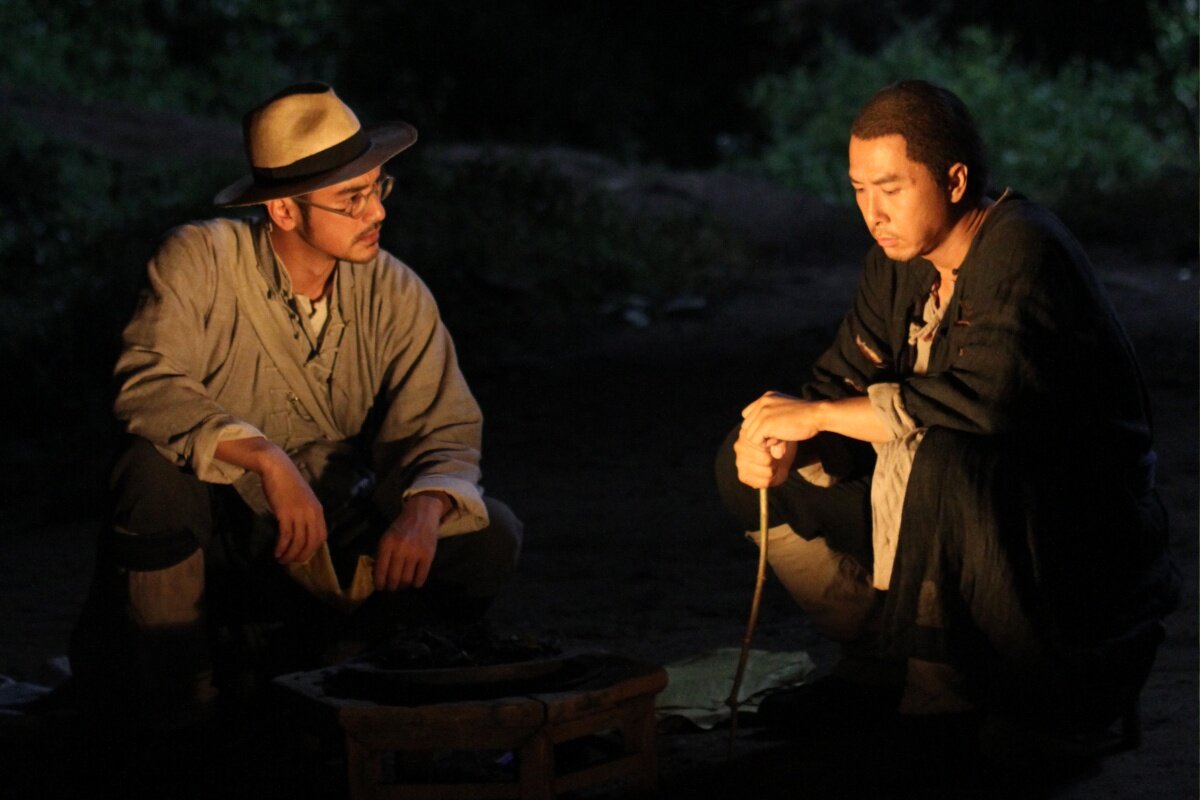 Художник Мало Ли Чо. "Ленин и Мао в разливе". Бумага, принтер, фотомыльница "Фуджисоник" 