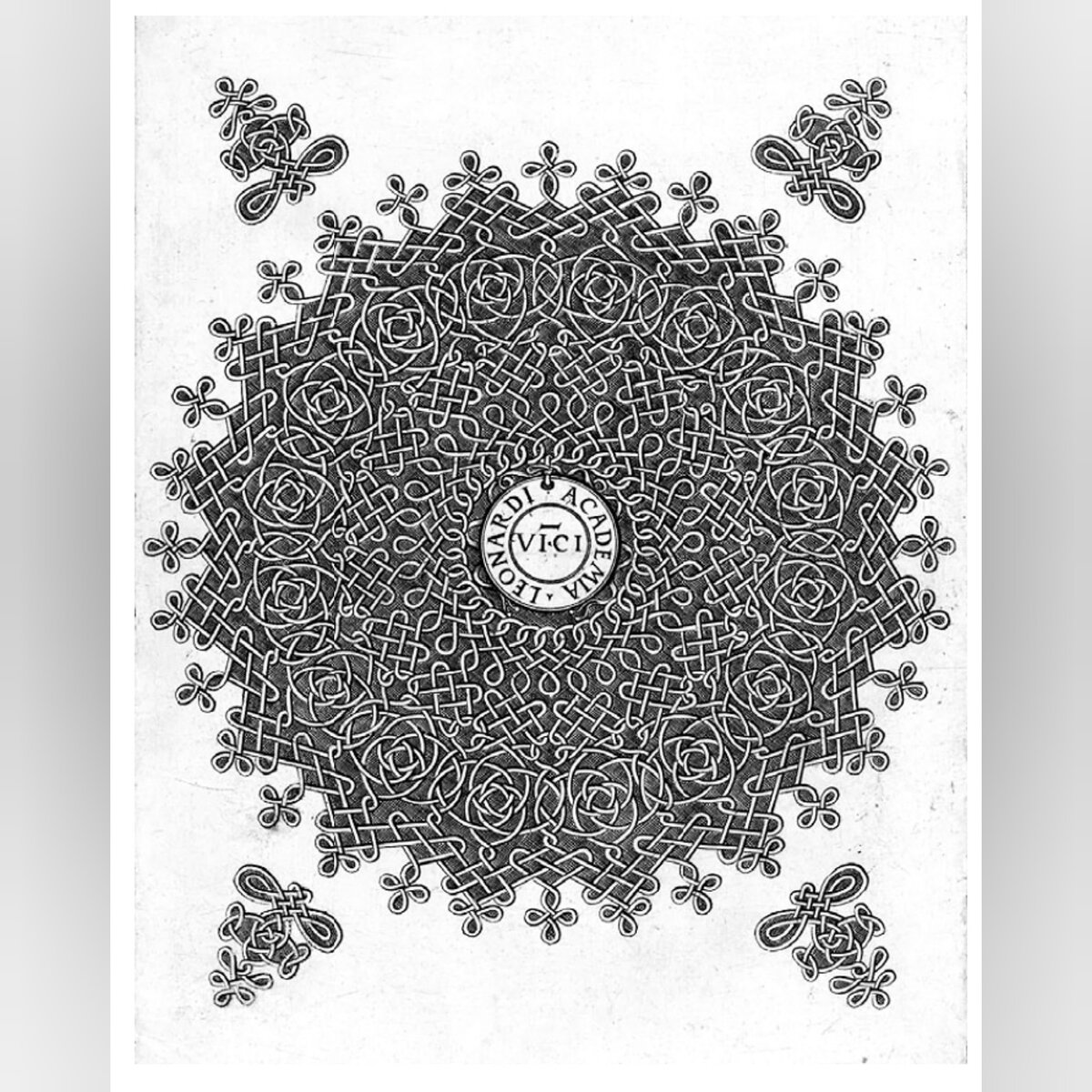 Узор. Художник Леонардо да Винчи. Фото с сайта Лит.Рес.