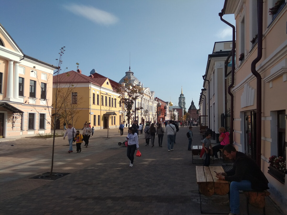 Одна из старейших улиц Тулы (ул. Металлистов). Фото автора