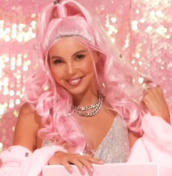 Оксана Самойлова в рекламе косметики Sammy Beauty