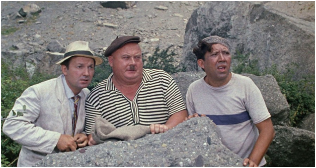 Кадр из фильма "Кавказсская пленница, или новые приключения Шурика"