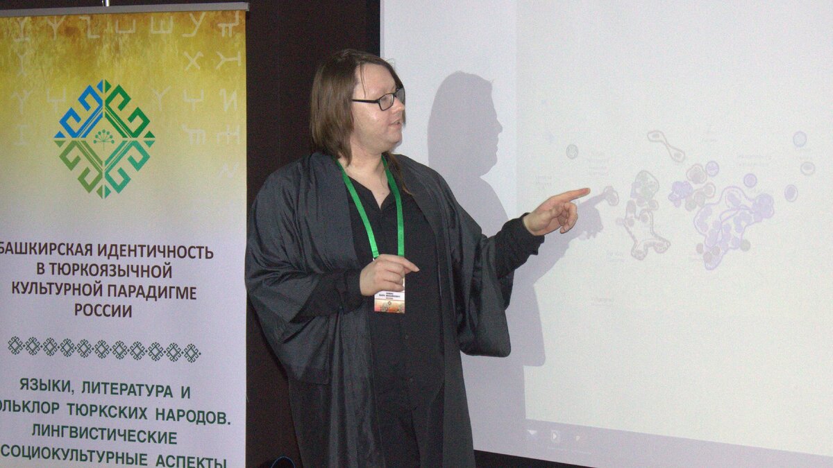 Марк Зимин выступил с докладом "Старые и новые татарско-башкирские диалектные изголосы" в ходе Всероссийской научно-практической конференции "Башкрская идентичность в тюркоязычной культурной парадигме России"